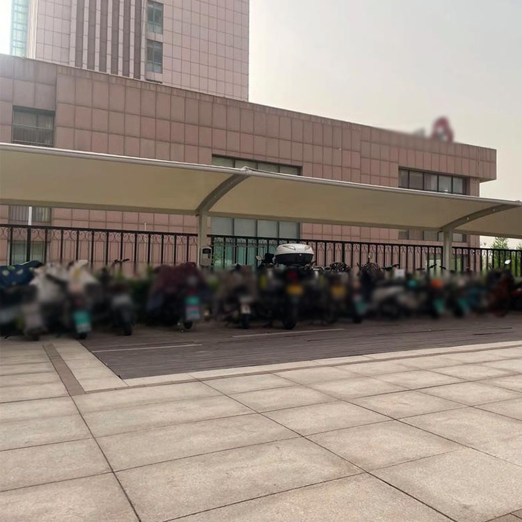 海南膜结构电动车棚