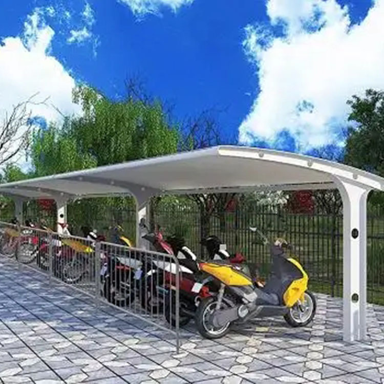 海南膜结构电动车棚